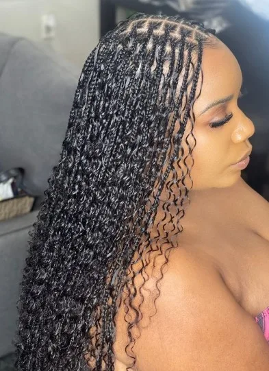 Small Bohemian Braids