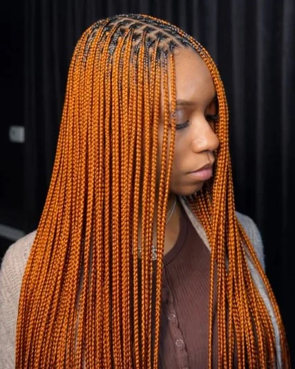 Small Knotless Braids